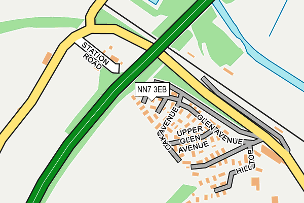 NN7 3EB map - OS OpenMap – Local (Ordnance Survey)