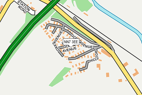 NN7 3EE map - OS OpenMap – Local (Ordnance Survey)
