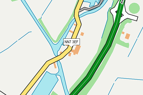 NN7 3EF map - OS OpenMap – Local (Ordnance Survey)