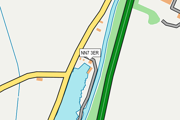 NN7 3ER map - OS OpenMap – Local (Ordnance Survey)