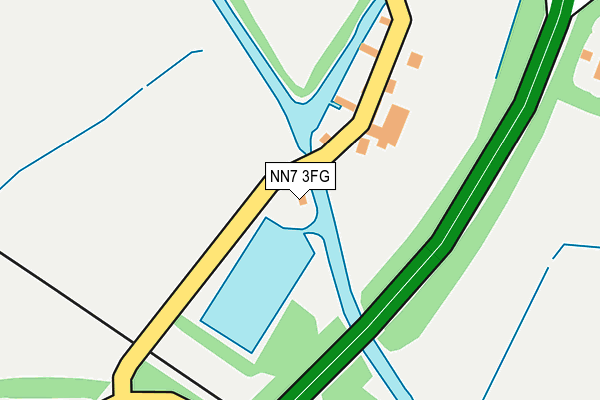 NN7 3FG map - OS OpenMap – Local (Ordnance Survey)