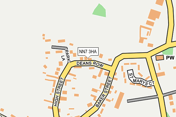 NN7 3HA map - OS OpenMap – Local (Ordnance Survey)