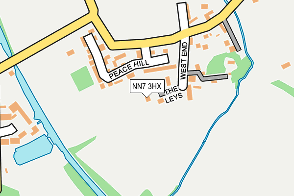 NN7 3HX map - OS OpenMap – Local (Ordnance Survey)