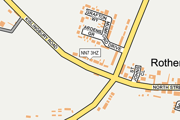 NN7 3HZ map - OS OpenMap – Local (Ordnance Survey)