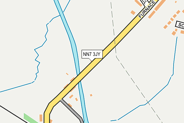 NN7 3JY map - OS OpenMap – Local (Ordnance Survey)