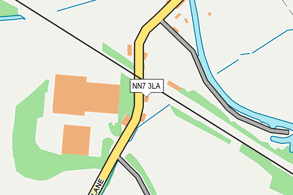 NN7 3LA map - OS OpenMap – Local (Ordnance Survey)