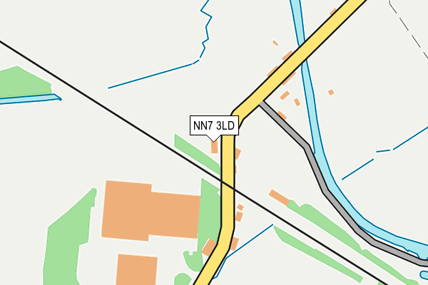 NN7 3LD map - OS OpenMap – Local (Ordnance Survey)