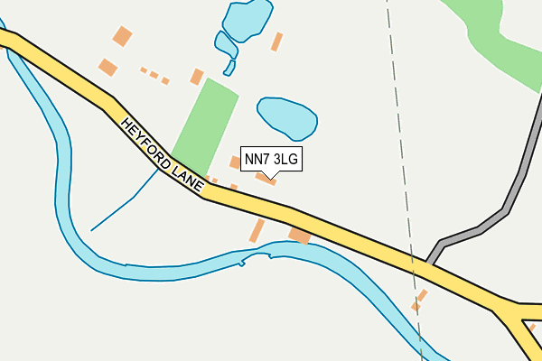 NN7 3LG map - OS OpenMap – Local (Ordnance Survey)