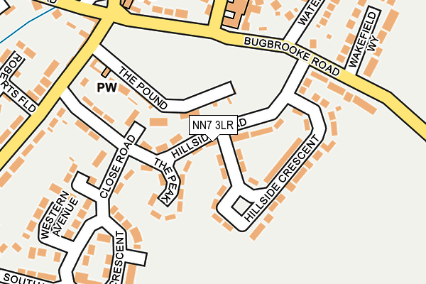 NN7 3LR map - OS OpenMap – Local (Ordnance Survey)