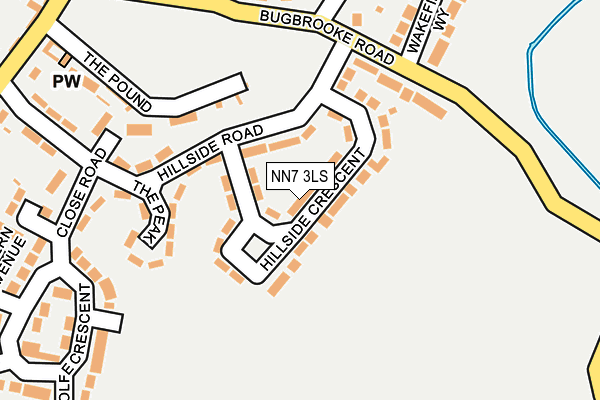 NN7 3LS map - OS OpenMap – Local (Ordnance Survey)