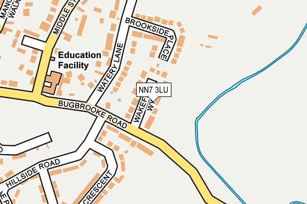 NN7 3LU map - OS OpenMap – Local (Ordnance Survey)