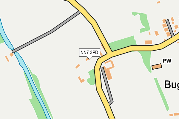 NN7 3PD map - OS OpenMap – Local (Ordnance Survey)