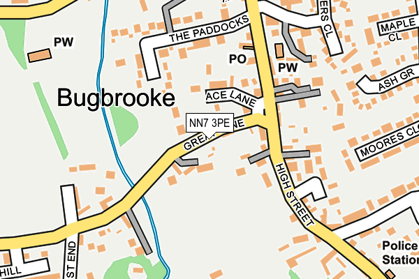 NN7 3PE map - OS OpenMap – Local (Ordnance Survey)