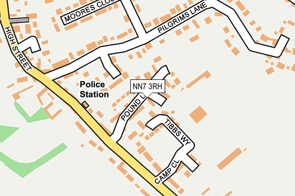 NN7 3RH map - OS OpenMap – Local (Ordnance Survey)