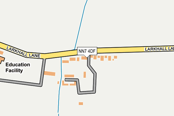 NN7 4DF map - OS OpenMap – Local (Ordnance Survey)