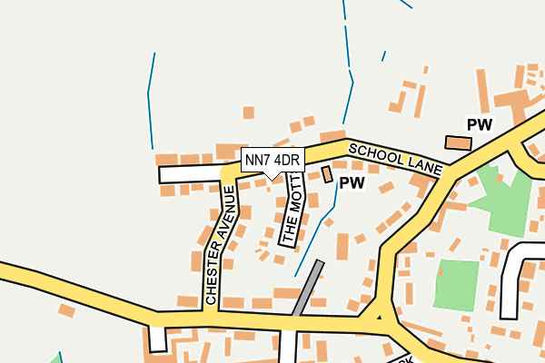 NN7 4DR map - OS OpenMap – Local (Ordnance Survey)