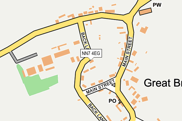NN7 4EG map - OS OpenMap – Local (Ordnance Survey)