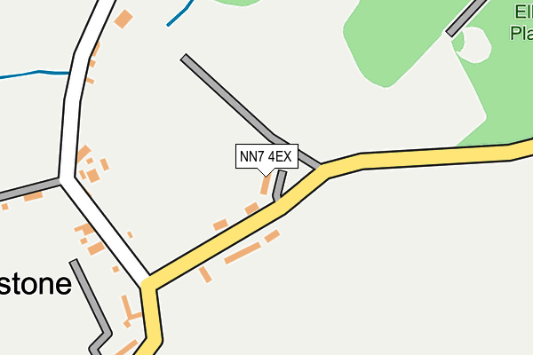 NN7 4EX map - OS OpenMap – Local (Ordnance Survey)