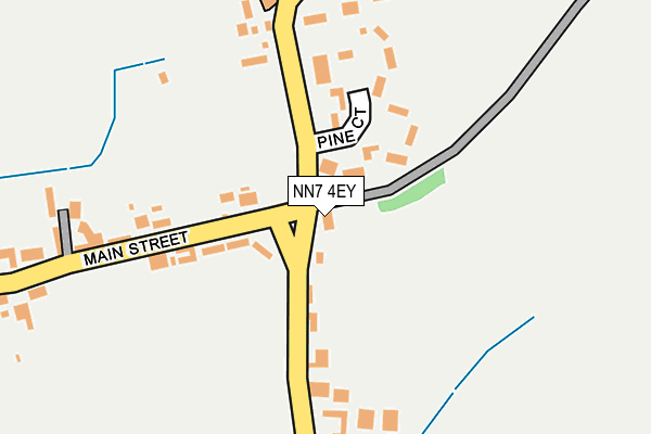 NN7 4EY map - OS OpenMap – Local (Ordnance Survey)