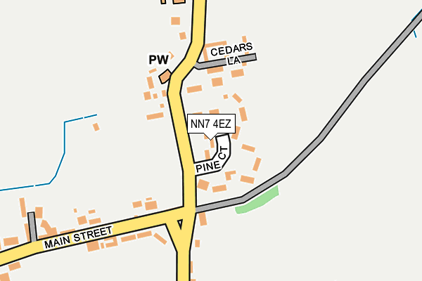 NN7 4EZ map - OS OpenMap – Local (Ordnance Survey)