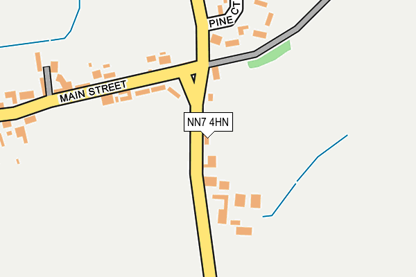 NN7 4HN map - OS OpenMap – Local (Ordnance Survey)