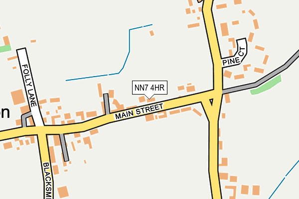 NN7 4HR map - OS OpenMap – Local (Ordnance Survey)