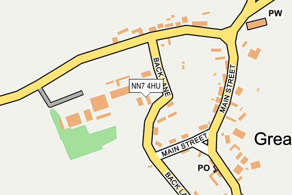 NN7 4HU map - OS OpenMap – Local (Ordnance Survey)