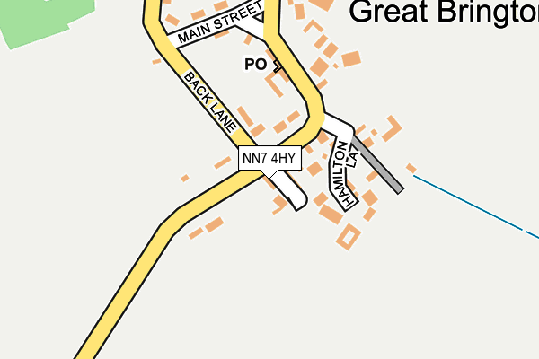 NN7 4HY map - OS OpenMap – Local (Ordnance Survey)