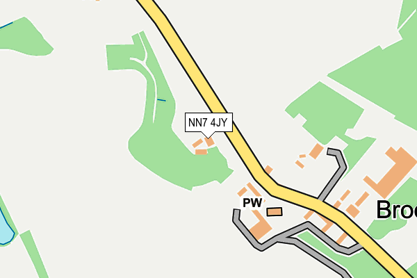 NN7 4JY map - OS OpenMap – Local (Ordnance Survey)