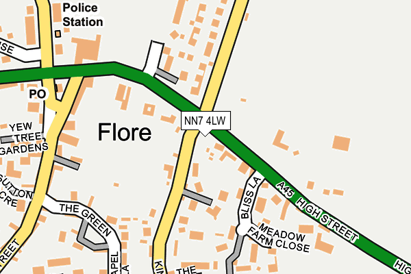 Map of SJS FLORE LTD at local scale