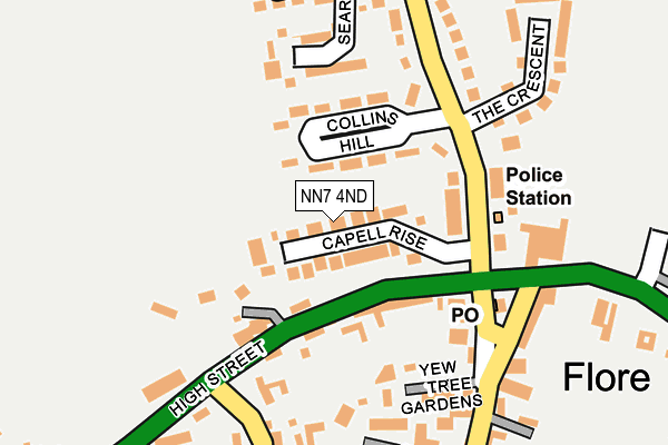 NN7 4ND map - OS OpenMap – Local (Ordnance Survey)