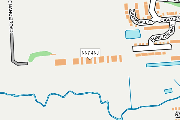 NN7 4NJ map - OS OpenMap – Local (Ordnance Survey)