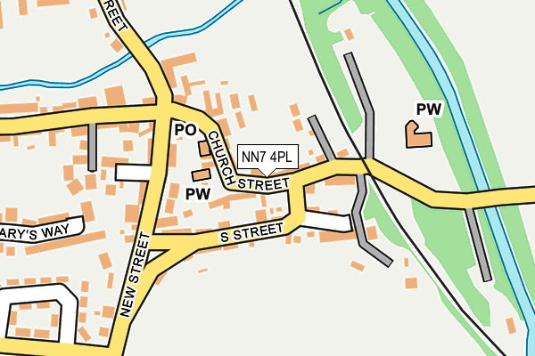 NN7 4PL map - OS OpenMap – Local (Ordnance Survey)