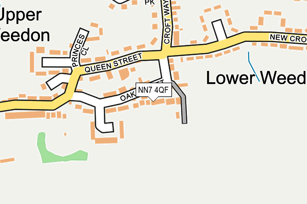 NN7 4QF map - OS OpenMap – Local (Ordnance Survey)