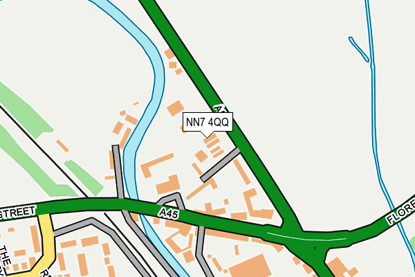 NN7 4QQ map - OS OpenMap – Local (Ordnance Survey)