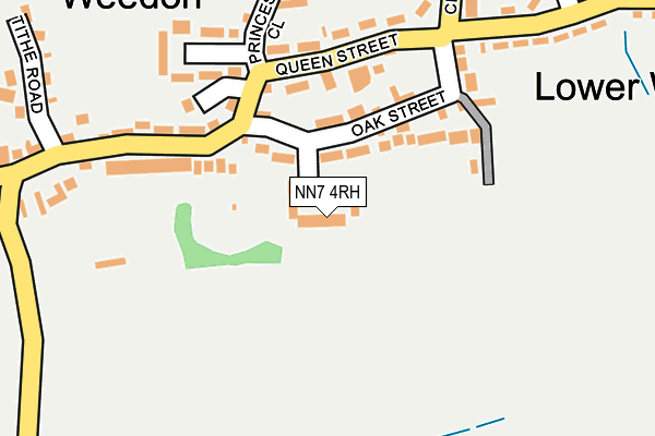 NN7 4RH map - OS OpenMap – Local (Ordnance Survey)