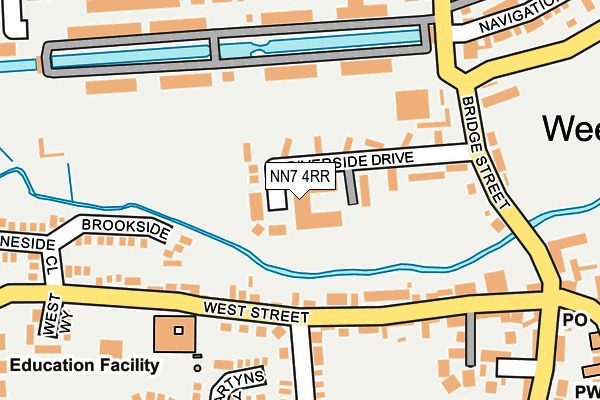 NN7 4RR map - OS OpenMap – Local (Ordnance Survey)