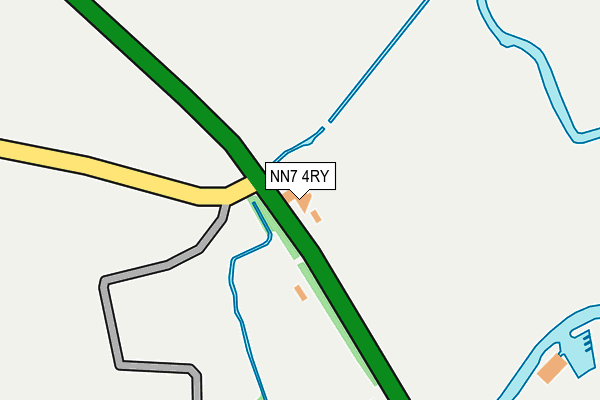 NN7 4RY map - OS OpenMap – Local (Ordnance Survey)