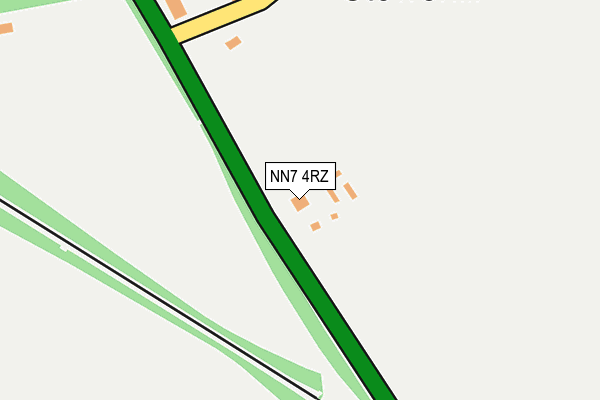NN7 4RZ map - OS OpenMap – Local (Ordnance Survey)