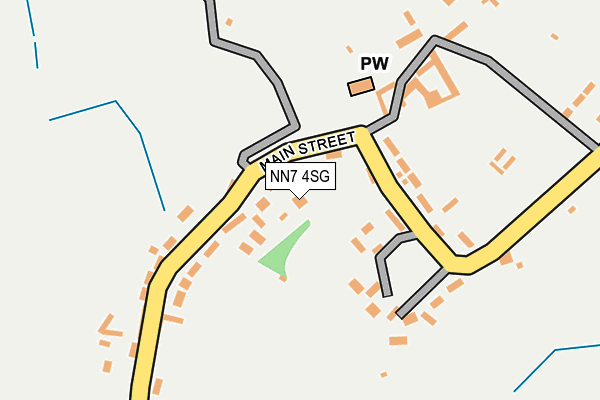 NN7 4SG map - OS OpenMap – Local (Ordnance Survey)