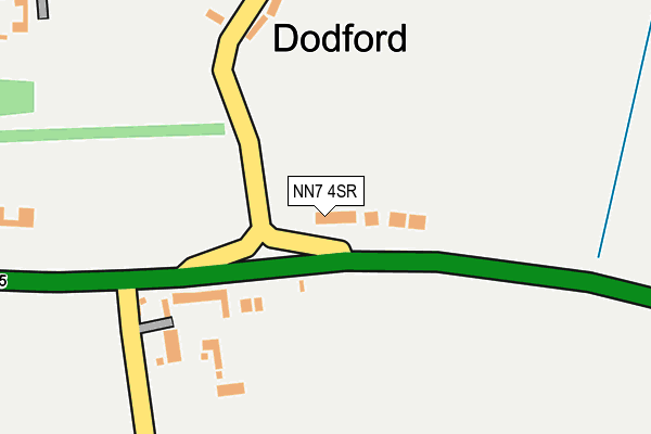 NN7 4SR map - OS OpenMap – Local (Ordnance Survey)