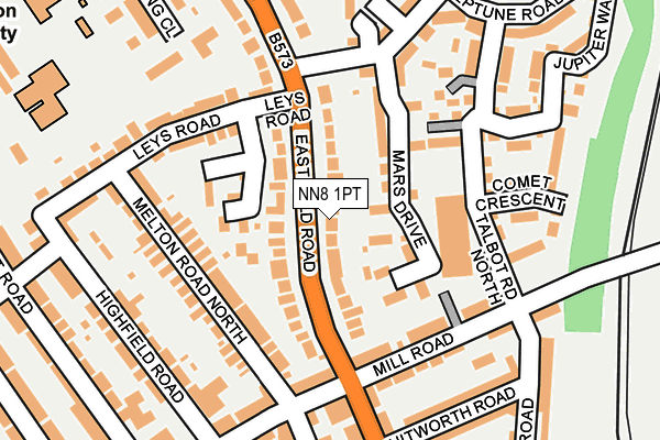NN8 1PT map - OS OpenMap – Local (Ordnance Survey)