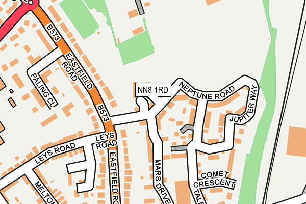 NN8 1RD map - OS OpenMap – Local (Ordnance Survey)