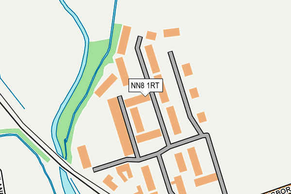 NN8 1RT map - OS OpenMap – Local (Ordnance Survey)