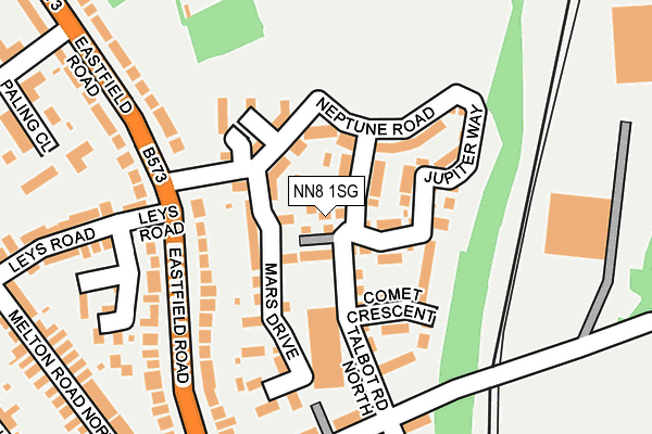 NN8 1SG map - OS OpenMap – Local (Ordnance Survey)