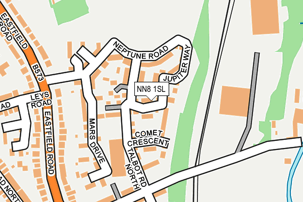 NN8 1SL map - OS OpenMap – Local (Ordnance Survey)