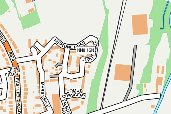 NN8 1SN map - OS OpenMap – Local (Ordnance Survey)