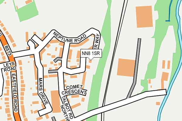 NN8 1SR map - OS OpenMap – Local (Ordnance Survey)