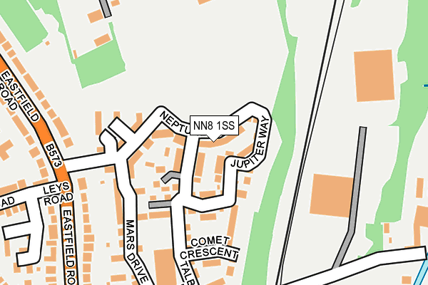NN8 1SS map - OS OpenMap – Local (Ordnance Survey)