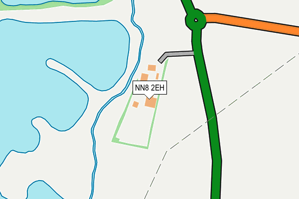 NN8 2EH map - OS OpenMap – Local (Ordnance Survey)
